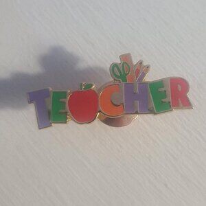 Teacher Educator Vintage Lapel Pin